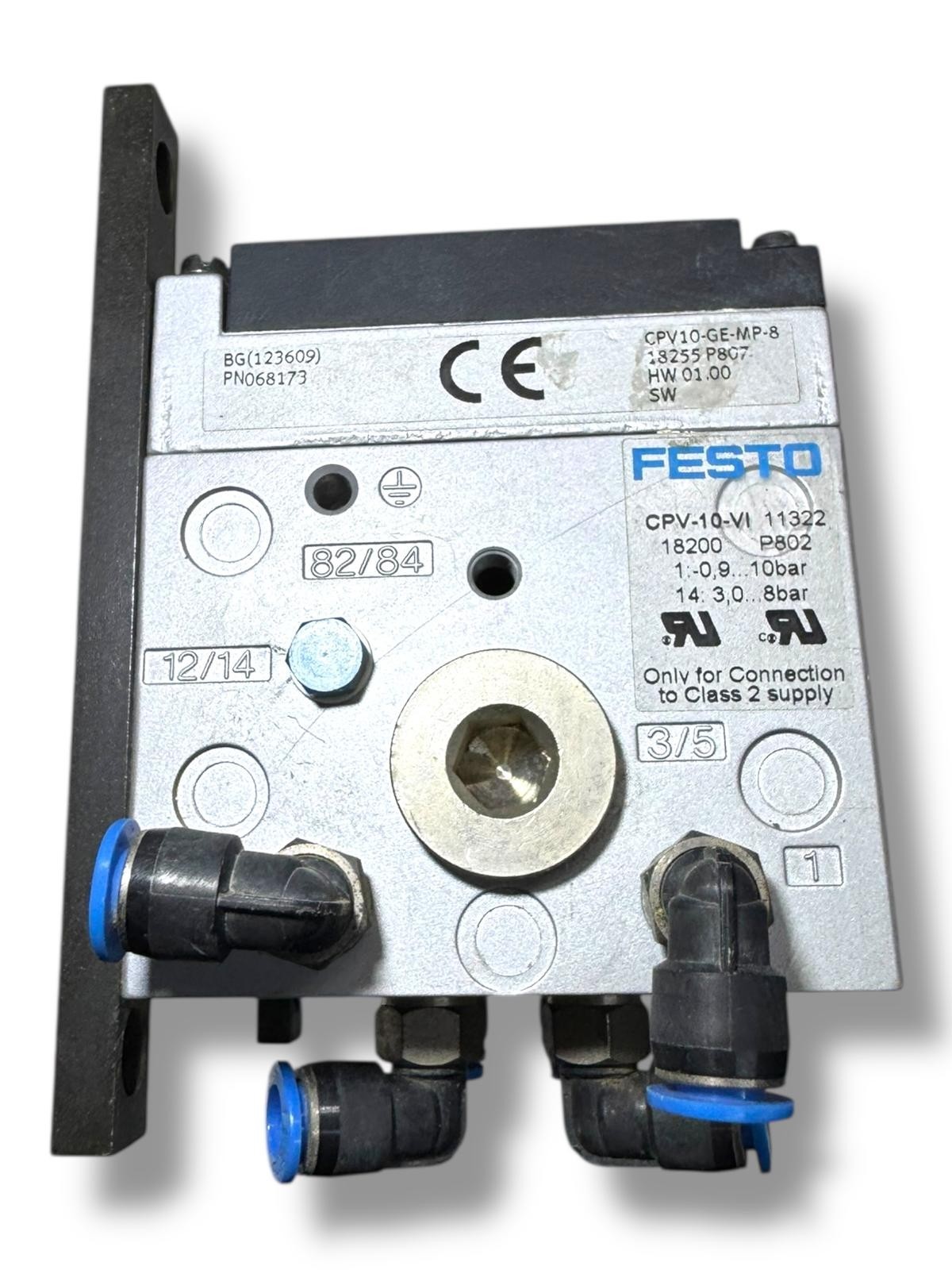 🟢 FESTO Pneumatic Valve Block Cpv-10-vI 11322 18200 P802