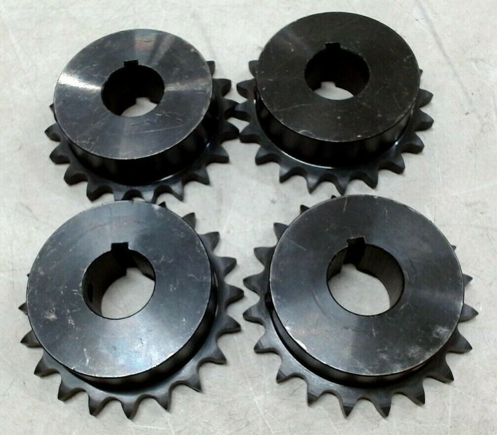 LOT/4 BLACK STAR H40BS20 1 K2S ROLLER CHAIN SPROCKET 1IN I.D. (1495) *FREE SHIP*