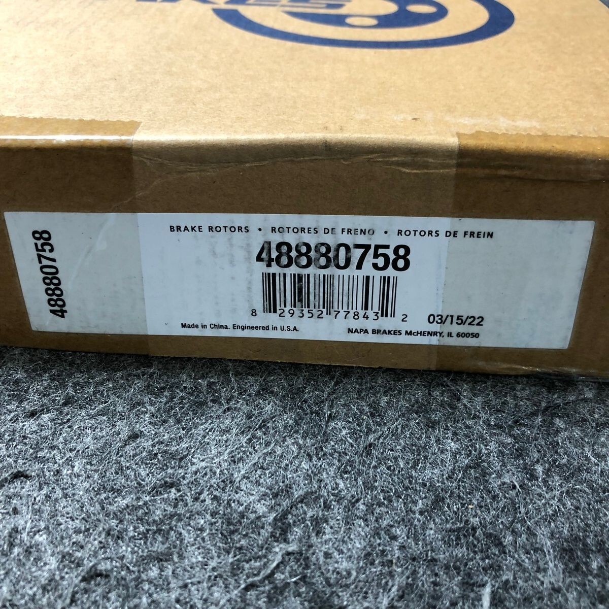 Napa Premium Brake Rotor 48880758 Ford Flex Taurus 2010 -2019