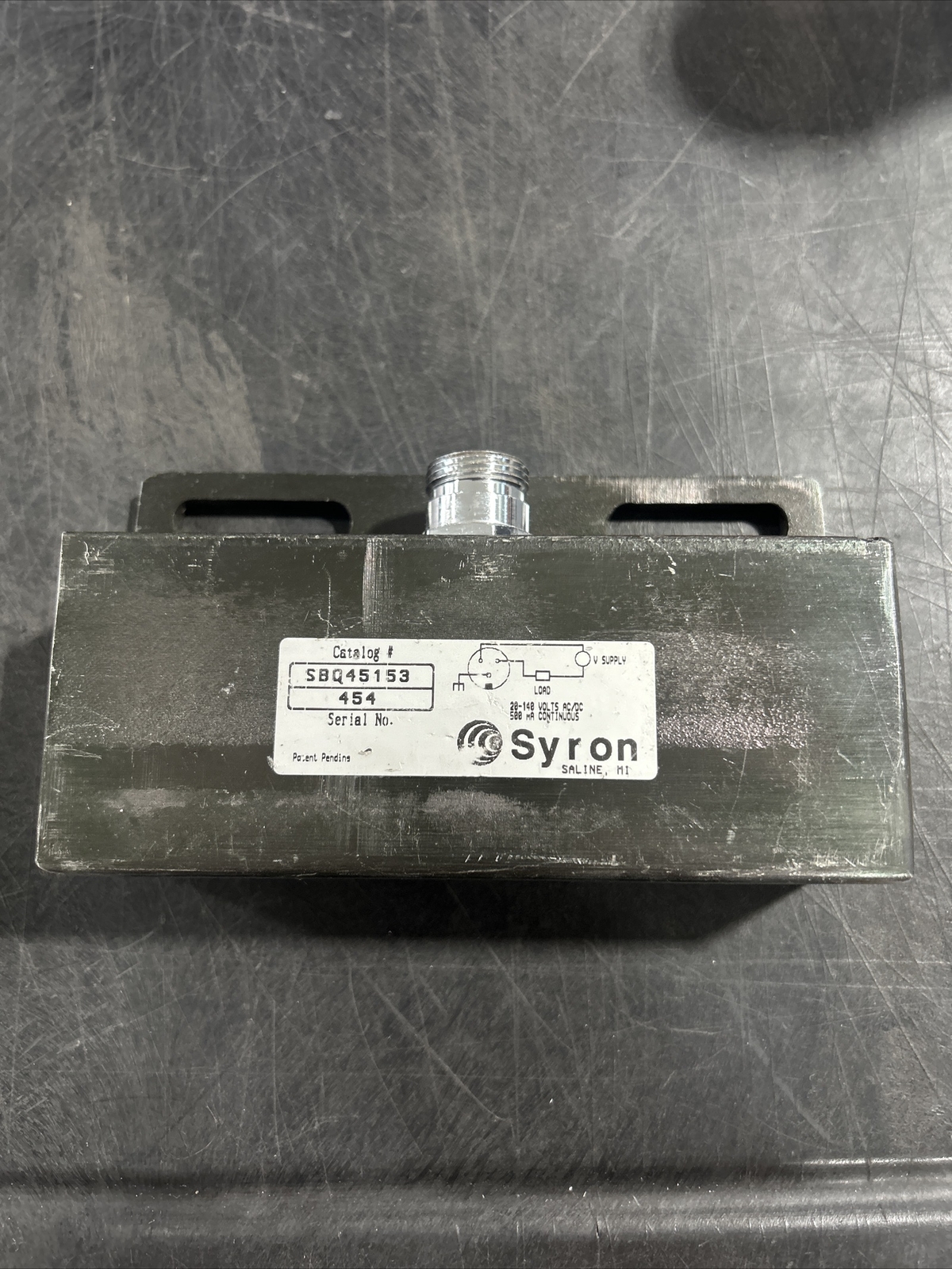 Syron SBQ45153 Sensor – 20-140 Volts 500 mA Range 50-100 Degrees – *New No Box*
