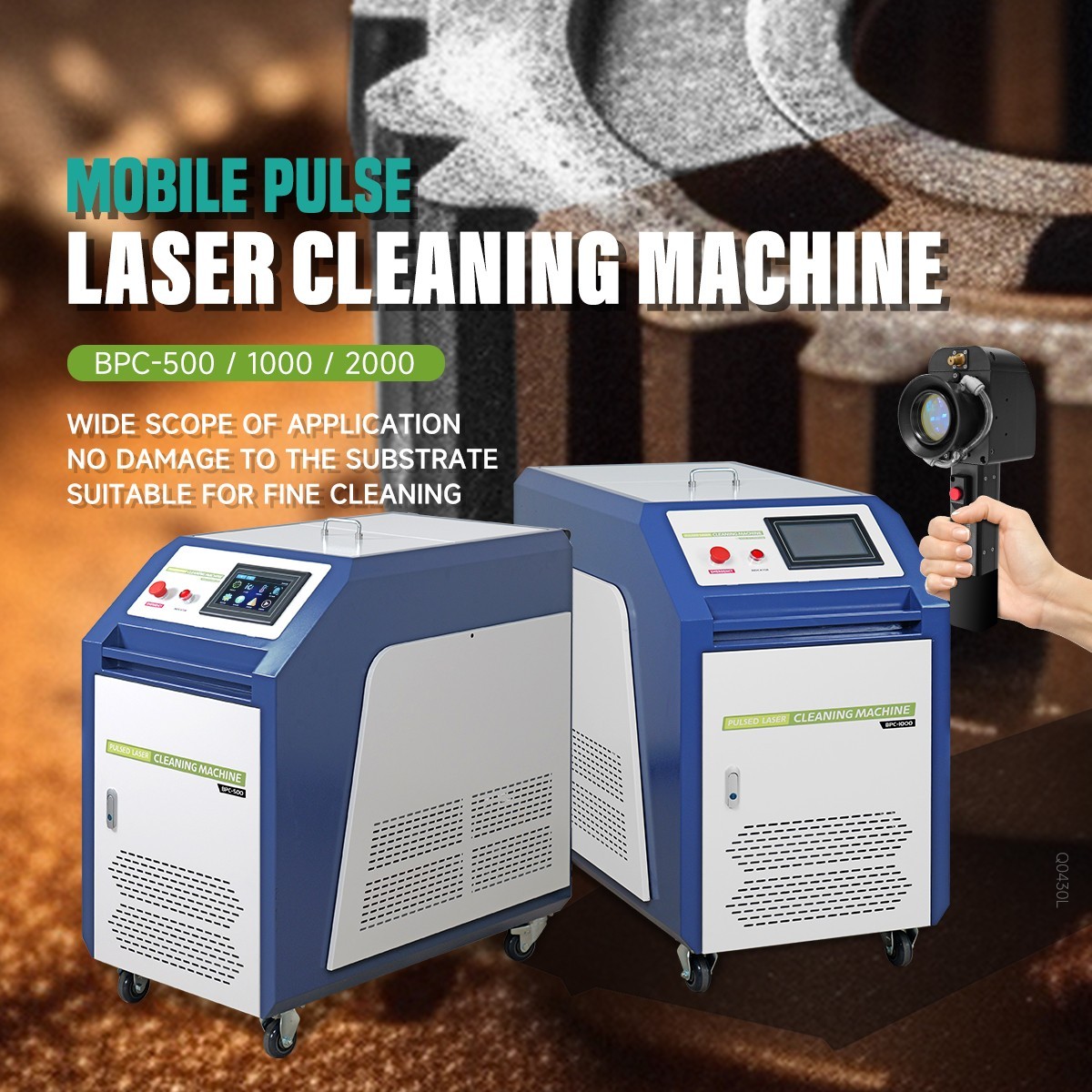 SFX 2000W Pulse Laser Cleaning Machine Laser Cleaner for Metal Paint Rust Coat