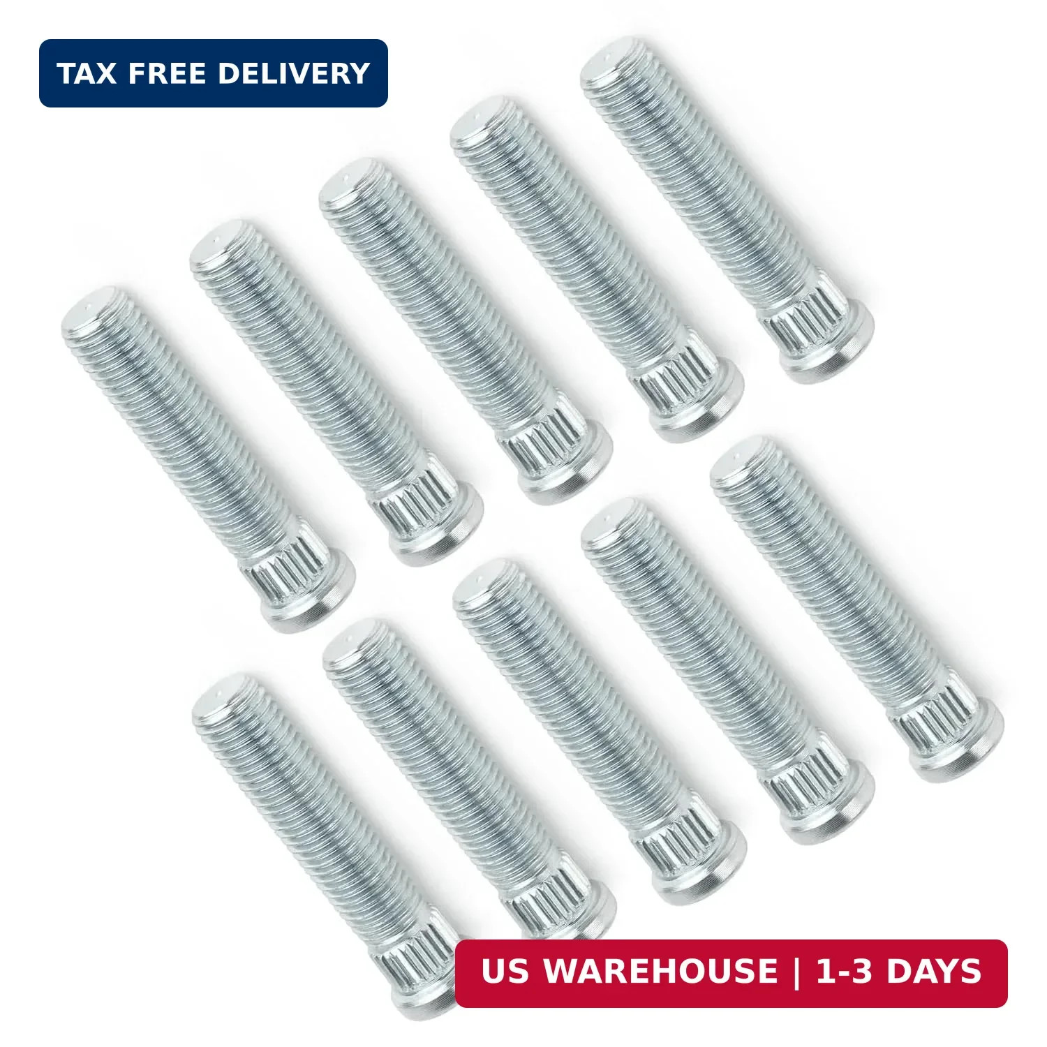 10PCS 1/2″ Longer Than Stock Wheel Stud Lug Bolt Fits for 1982-2004 Chevrolet Co