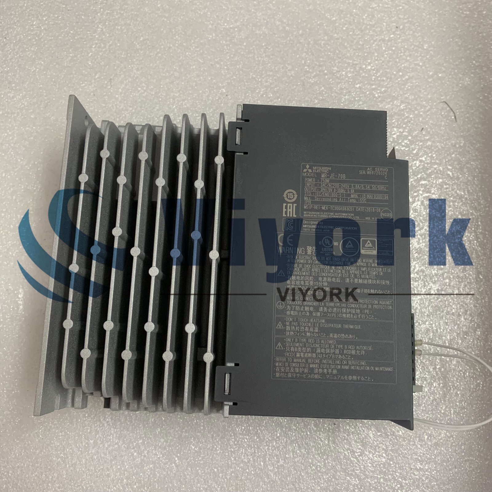 Mitsubishi MR-JE-70B SERVO AMPLIFIER 750W 200V SSCNETIII/H NEW