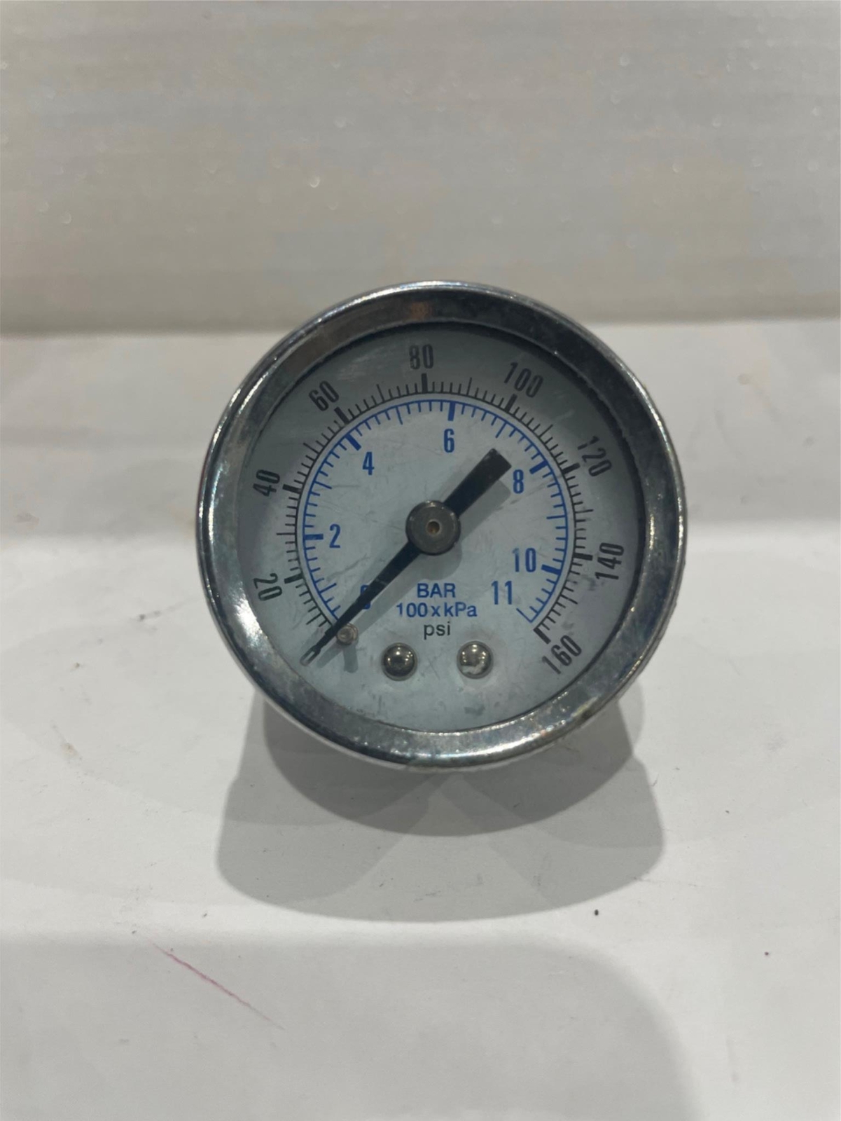 Pressure Gauge, 0-160 PSI, Used