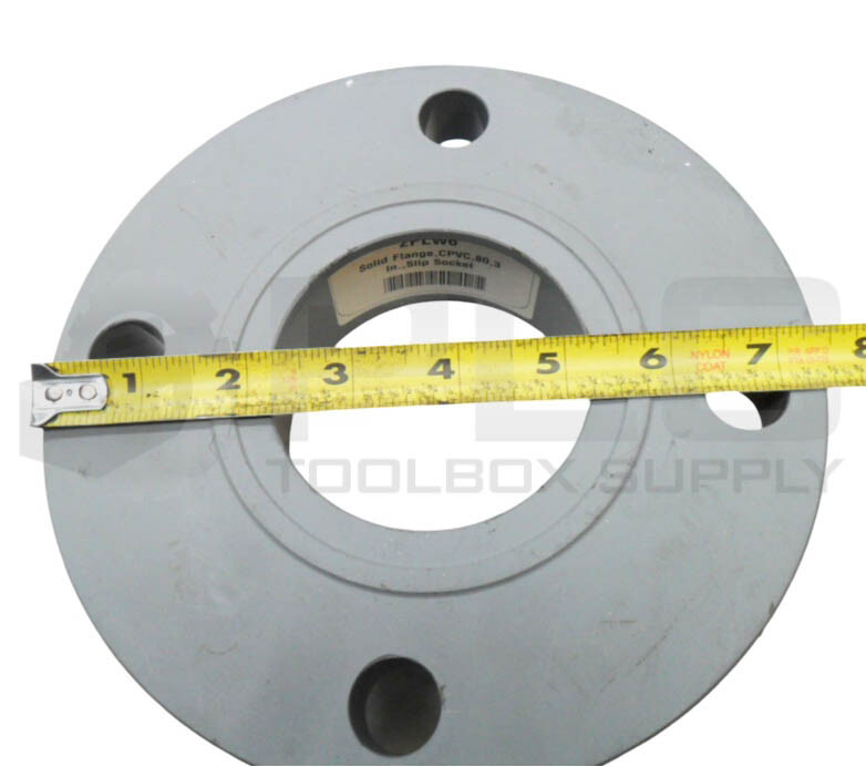 NEW GF 2PLW6 SOILID FLANGE 3-1/2″ ID 7-1/2″ OD SCH-80