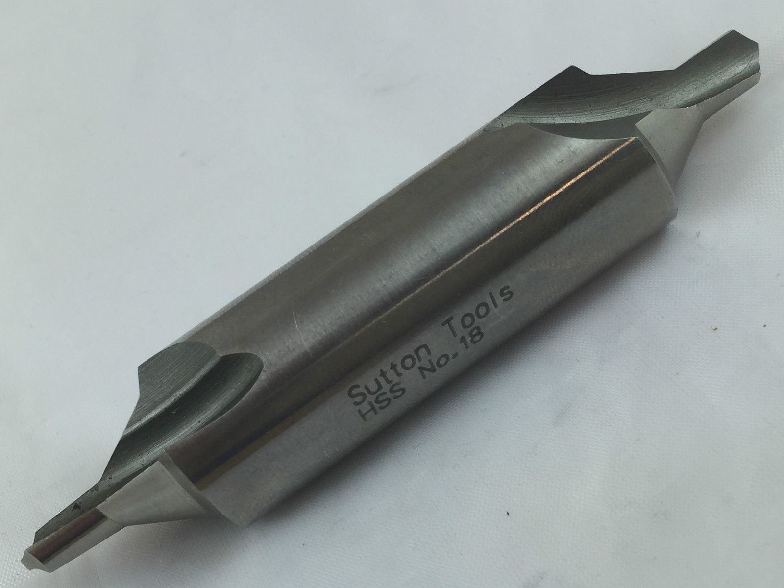 Sutton Tools High Speed Steel HSS Centre Drill No 18 Bell Type B Bright Safety