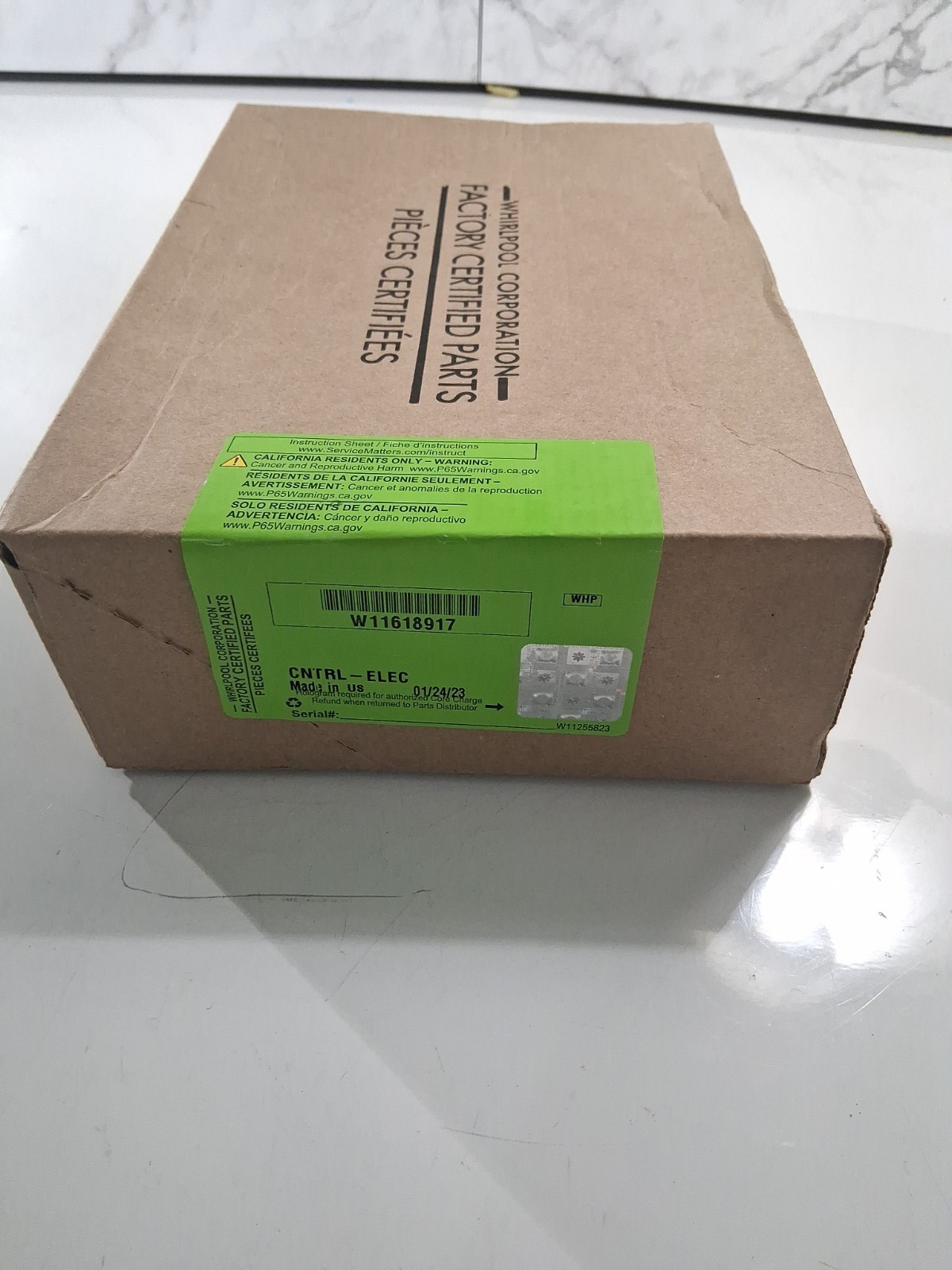 Whirlpool W11618917 1/2″ ACU Incandescent Light Fixture 7230 ( Read Description)
