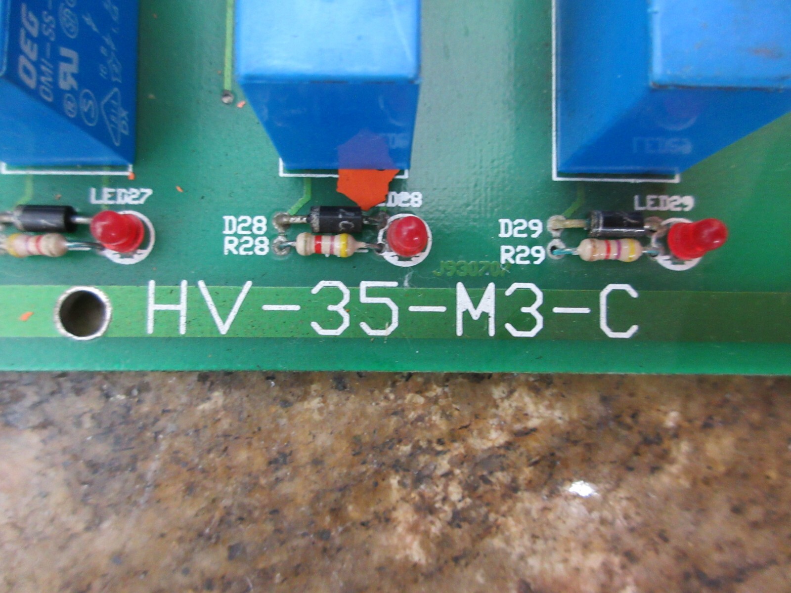 MITSUBISHI MIGHTY COMET CNC MILL RELAY BOARD – HV-35-M3-C