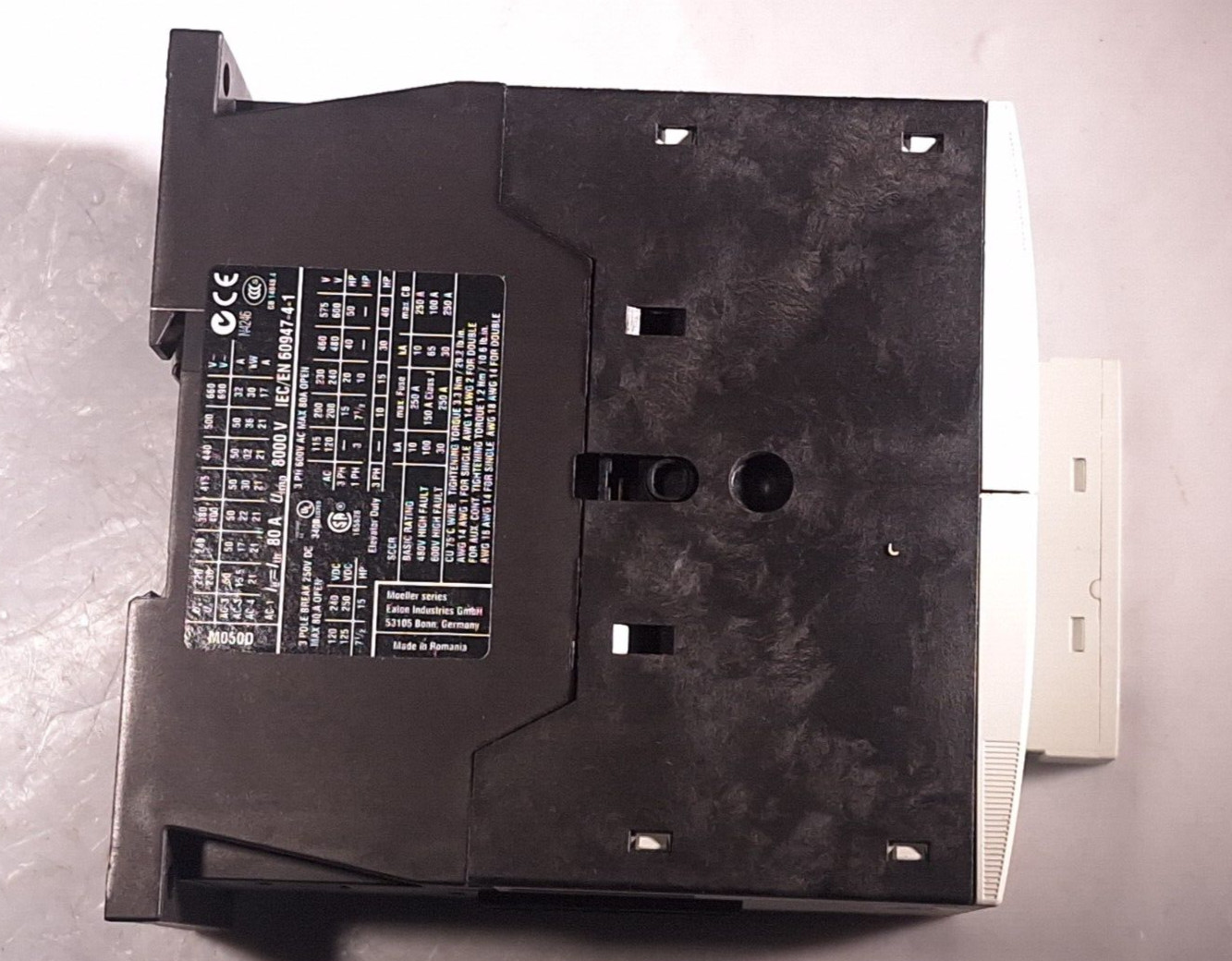 EATON KLOCKNER MOELLER XTCE050D00B DILM50 220/240V 50A CONTACTOR – 46 AVAILABLE