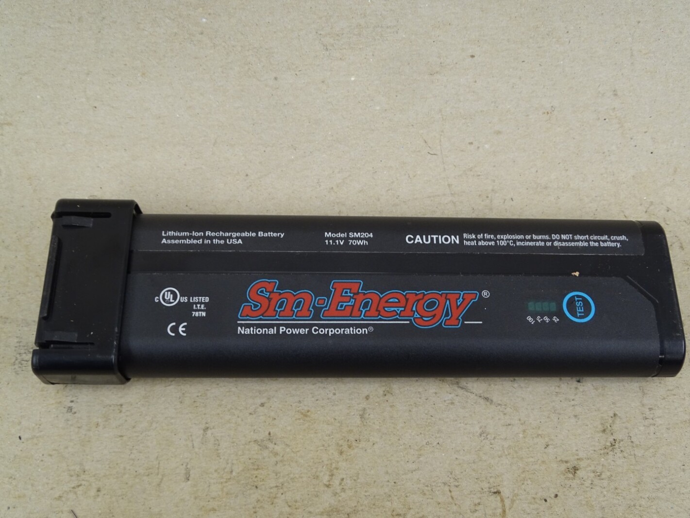 SM-Energy Snap-On Battery 11.1V 70Wh UNTESTED, SM204