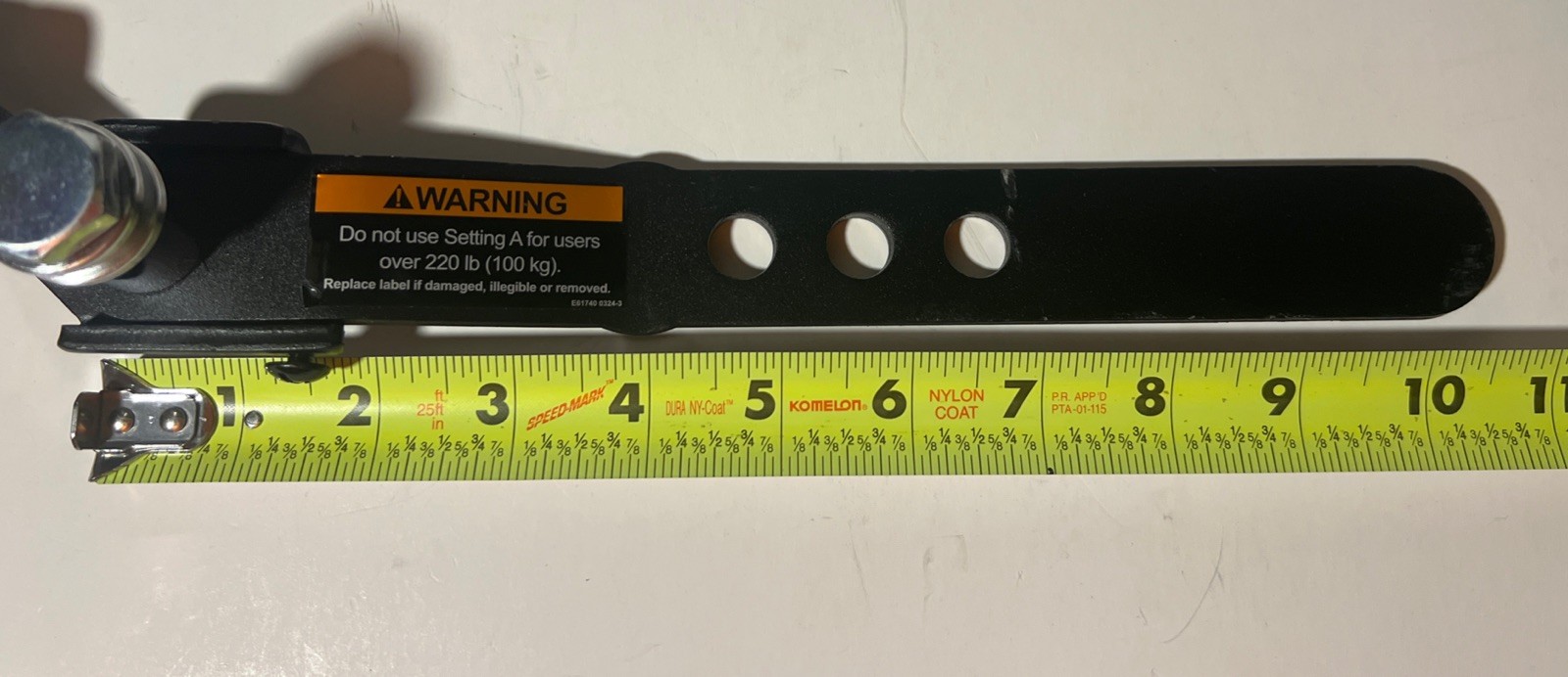 PAIR OF GENUINE TEETER HANGUPS INVERSION TABLE 3 HOLE ROLLER HINGES HANDLES