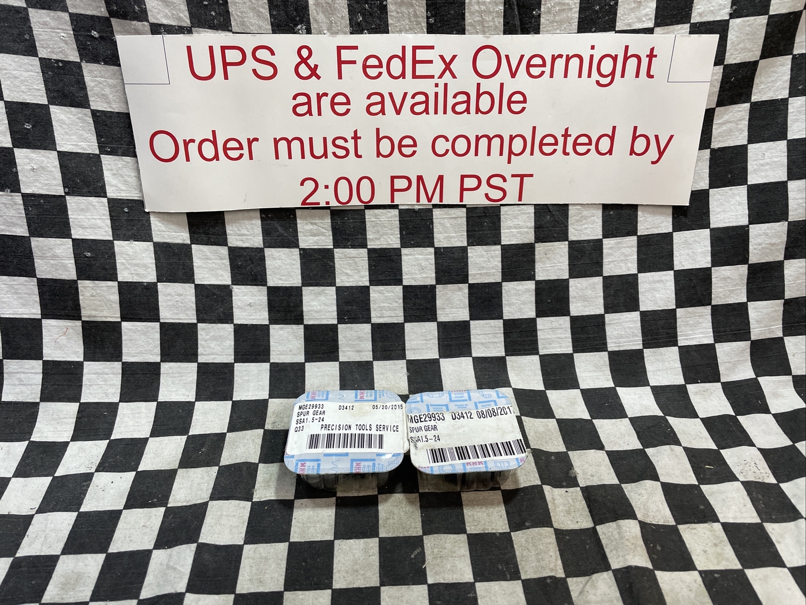 SSA1.5-24, SSA1524, MGE29933, SPUR GEAR, LOT OF 2, SHIPSAMEDAY