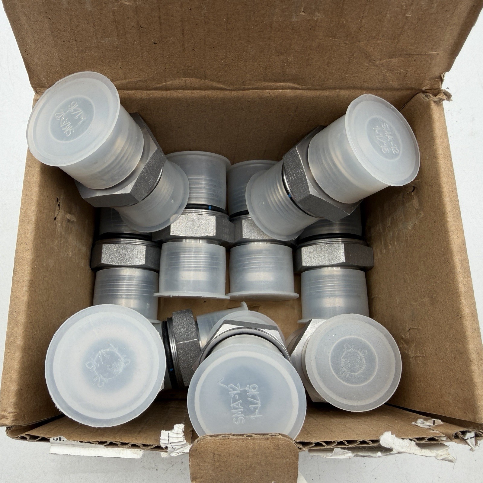 10 pack PARKER 12M27F870MXS Triple-Lok 37° Flare JIC Tube Fitting