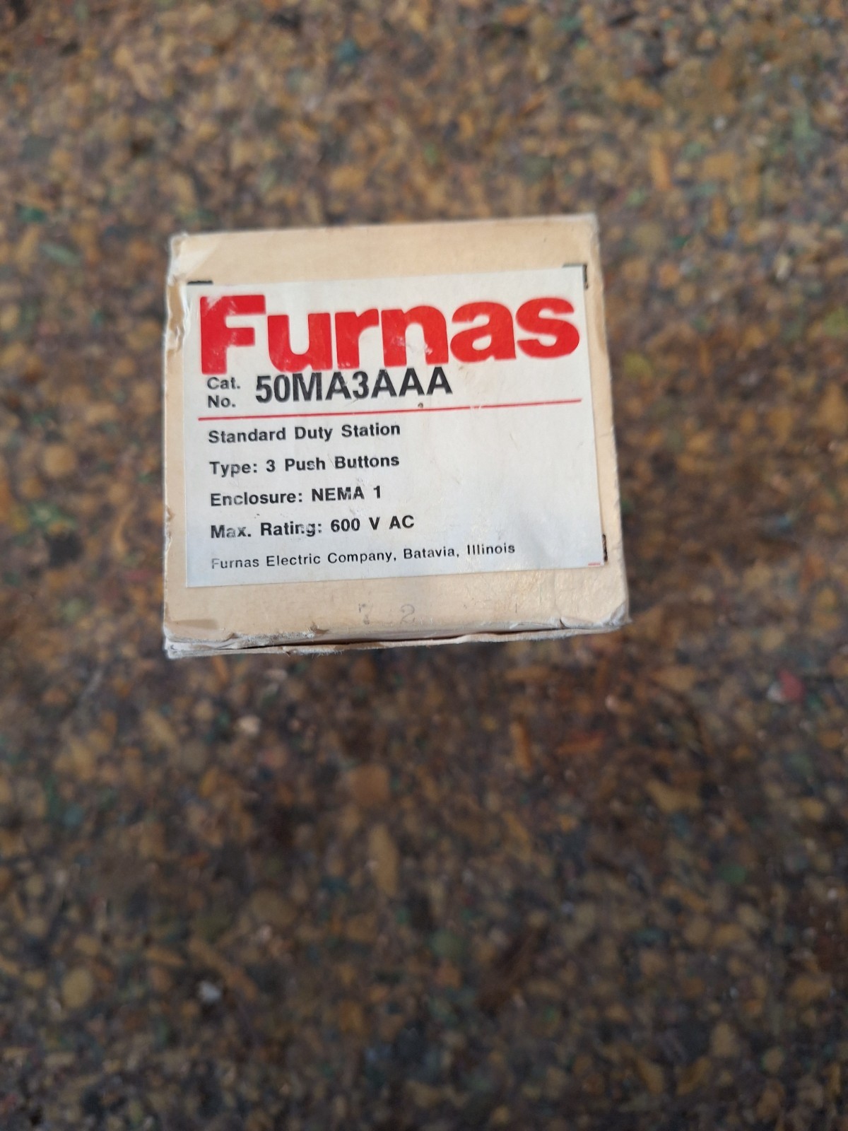 Furnas Siemens 50MA3AAAForward Reverse Stop 3 Button Control Station New In Box