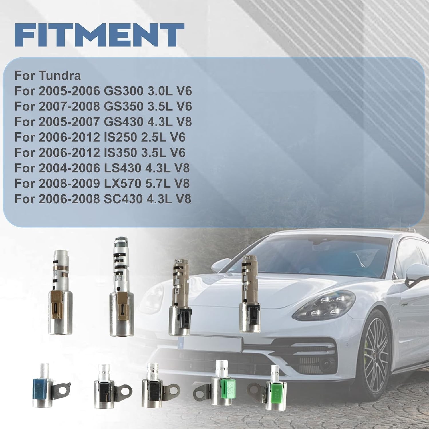 1set A760 A761E Automatic Transmission Shift Solenoid for GS300 GS350 GS430 IS25