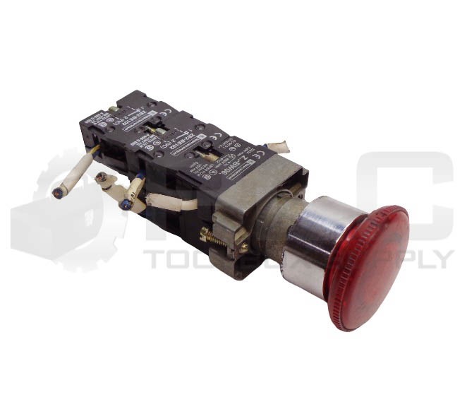 SCHNEIDER XB2BN41** / Z..-BW06 / (3) ZB2-BE102 RED PUSH-PULL BUTTON