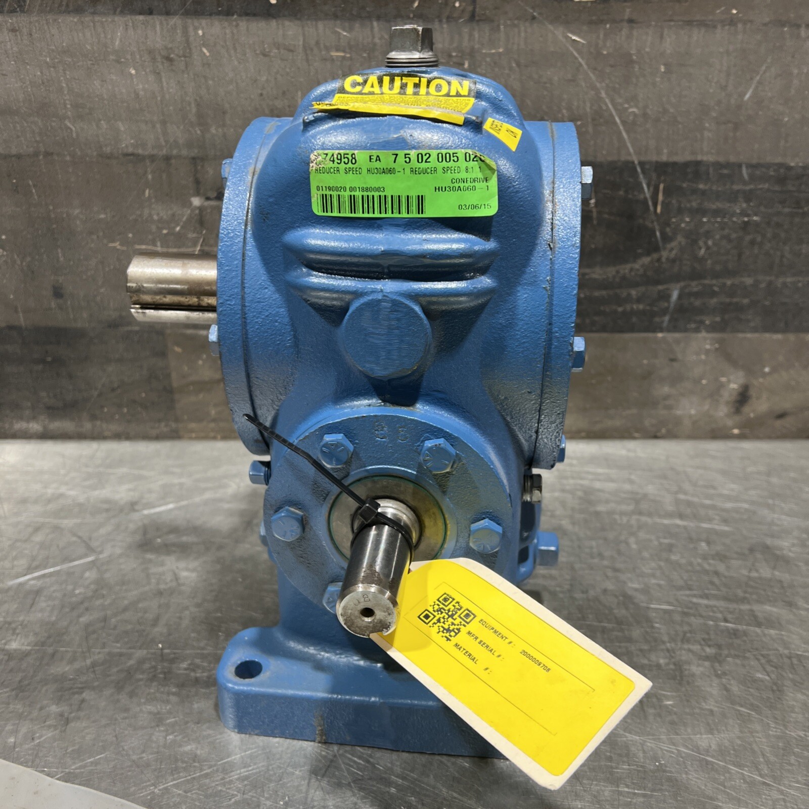 CONE DRIVE Model HU30A060-1 Gear Box Nos Surplus
