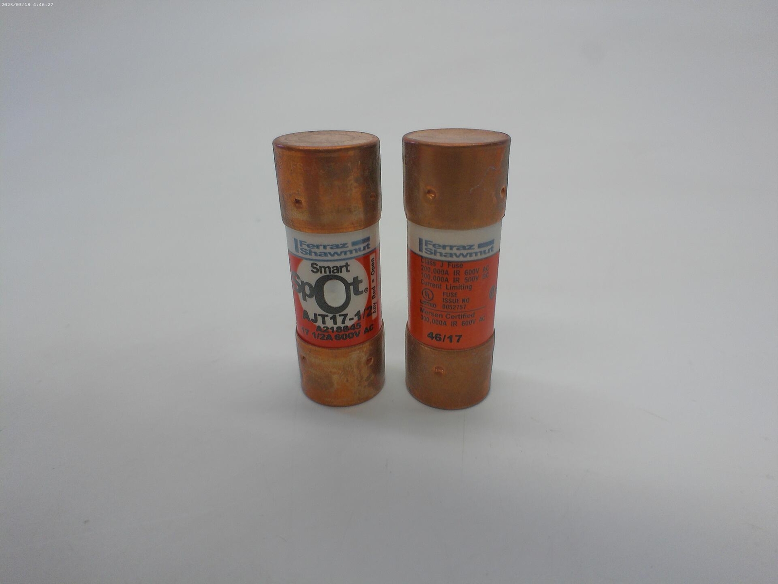 GOULD SHAWMUT AJT17-1/2 FUSE LOT OF 2 NSNP
