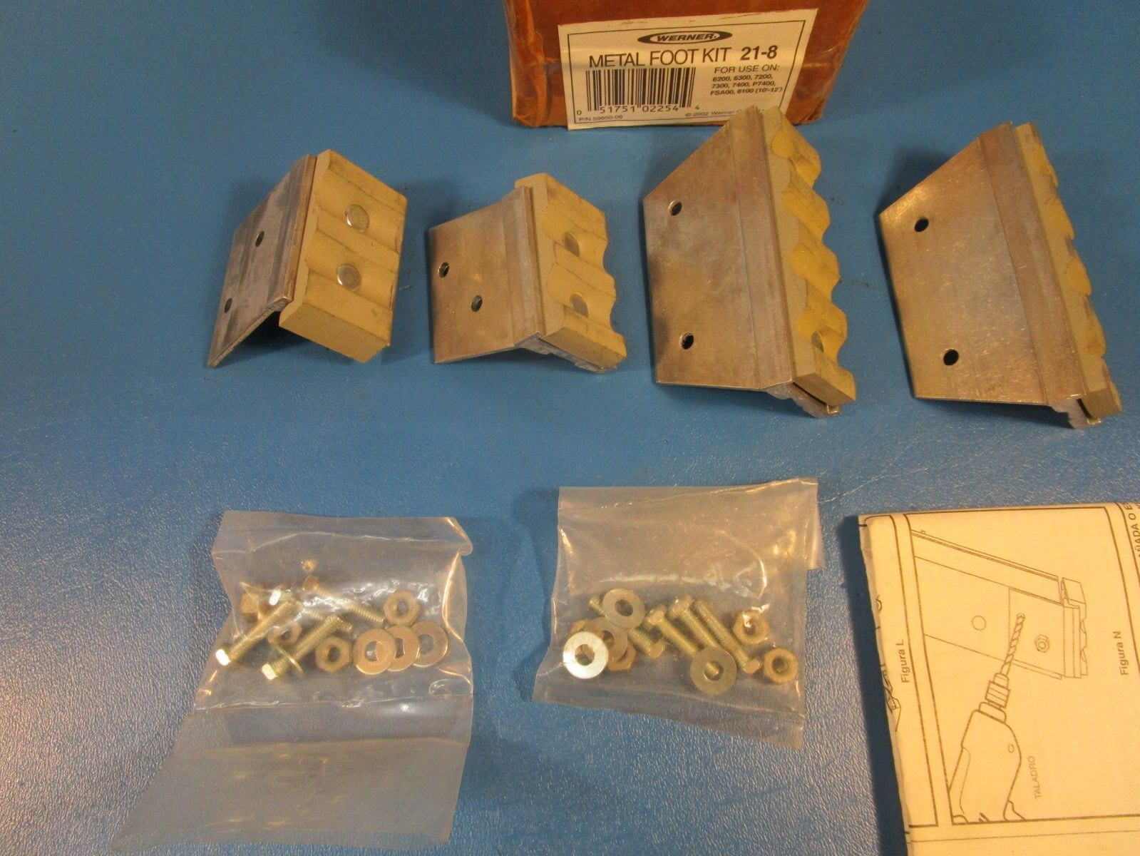 WERNER 21-8, Metal Foot Assembly Kit