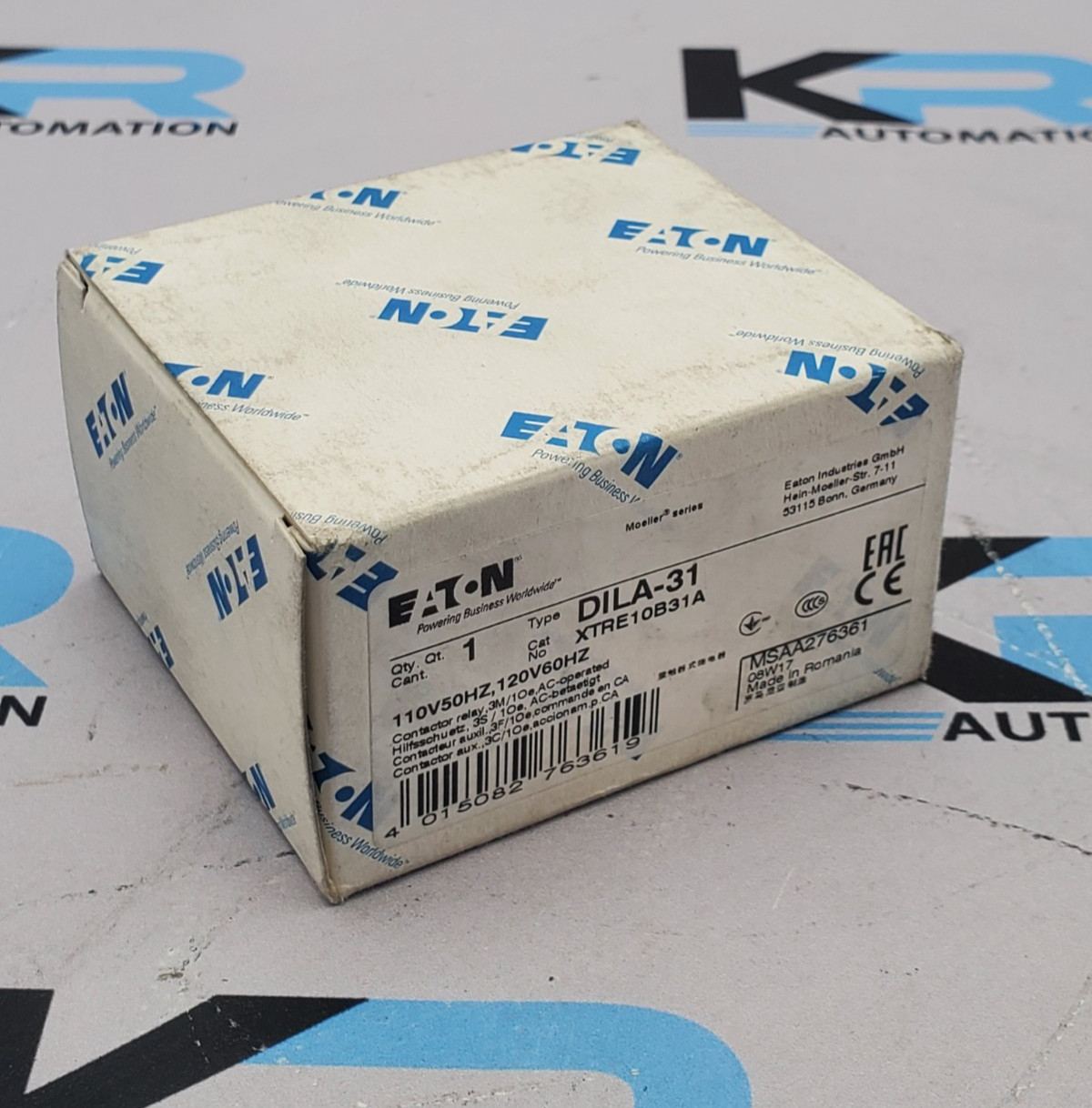 NEW Eaton DILA-31 Control Relay XTRE10B31A