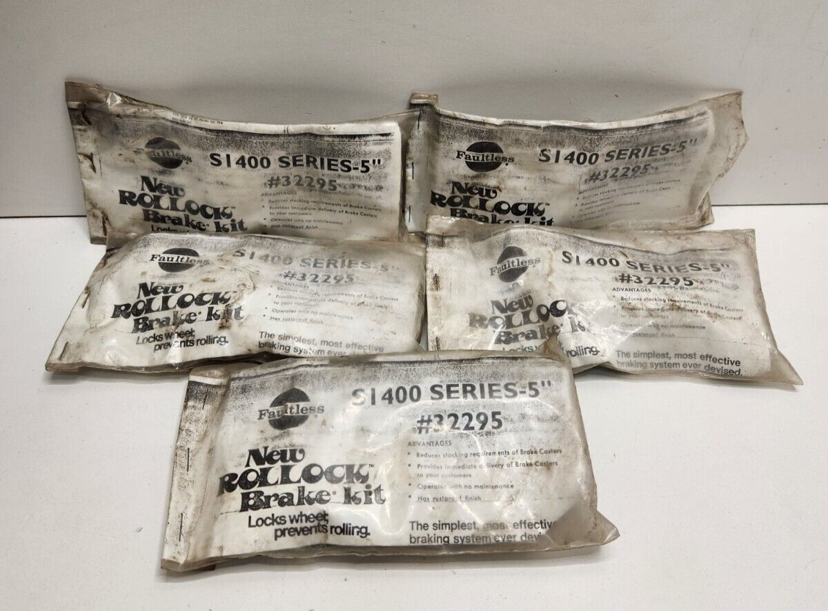 LOT OF 5 NEW OLD STOCK! FAULTLESS SI400 SERIES ROLLOCK BRAKE KITS 32295
