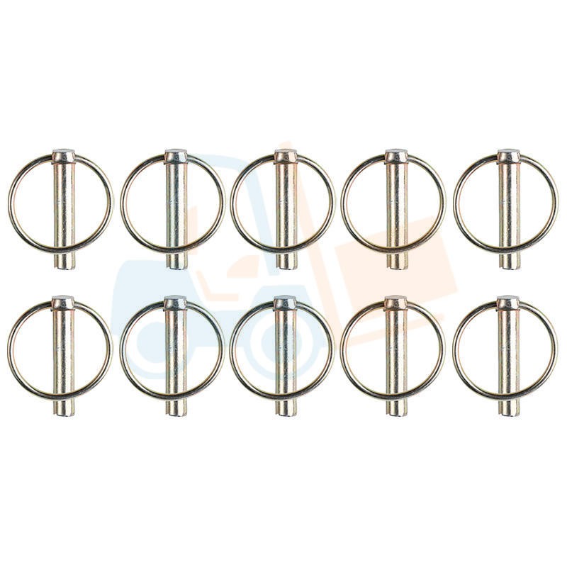 (10) Lynch Pin Clips 3/8″ x 1-1/2″ For Farm Tractor Implements PN07