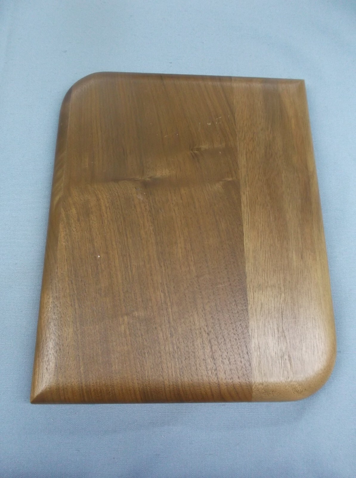 8 x 10 plaque shaped solid walnut SDI68 black star engraving plate trophy parts