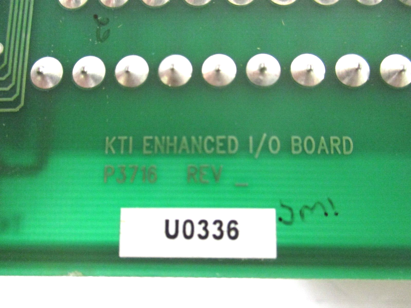 KTI , ENHANCED I/O BOARD , P3716 , USED