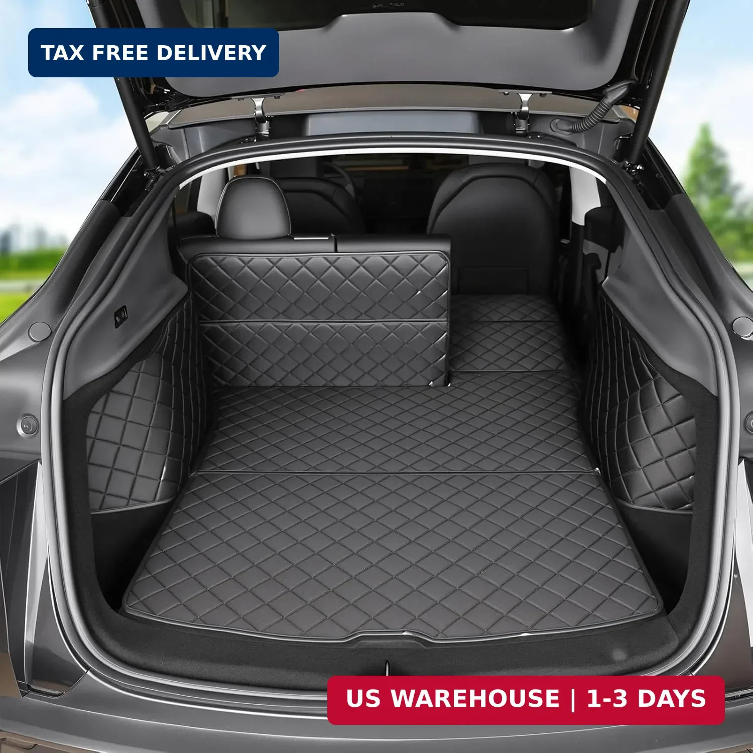 for Tesla Model Y Juniper Cargo Liner Trunk Pet Mat for Dogs Rear Seat Cover for