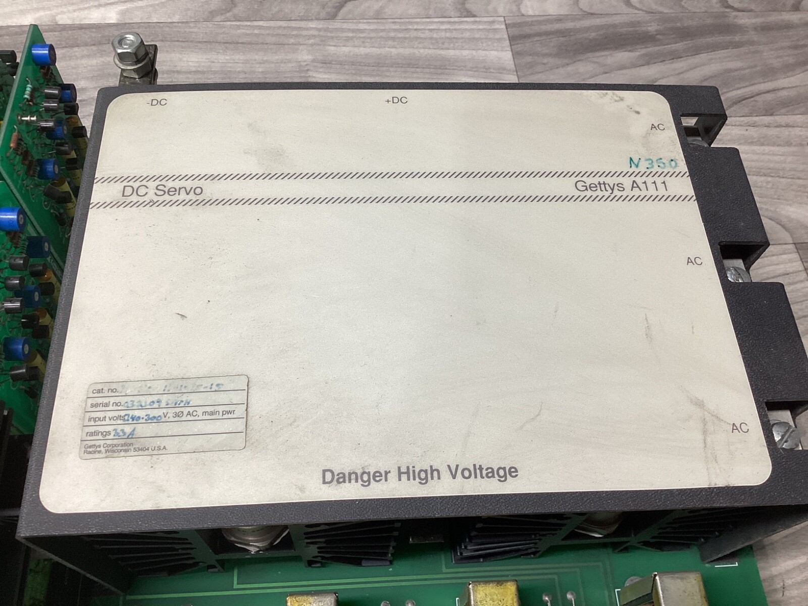 AEG GETTYS SERVO BOARD A111 #108D89PR5