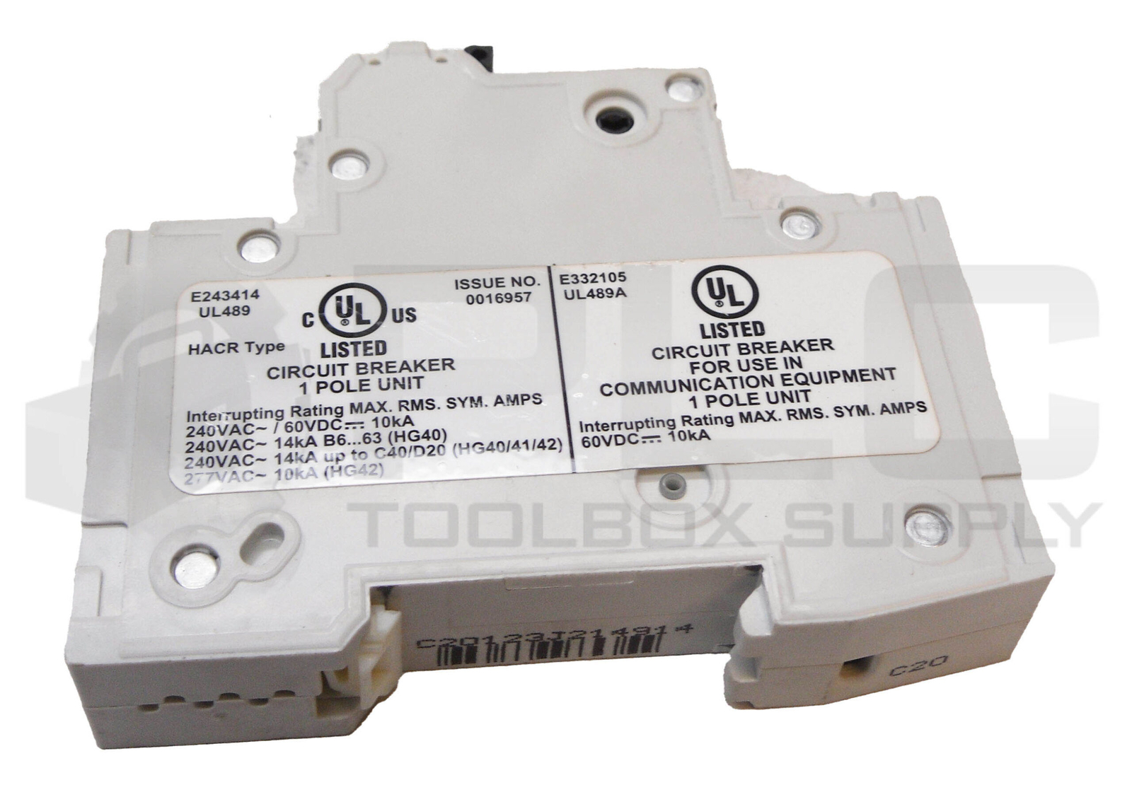 LOT OF 3 SIEMENS 5SJ4120-7HG40 CIRCUIT BREAKER 20A 240VAC 50/60HZ TYPE HSJ 5SJ41