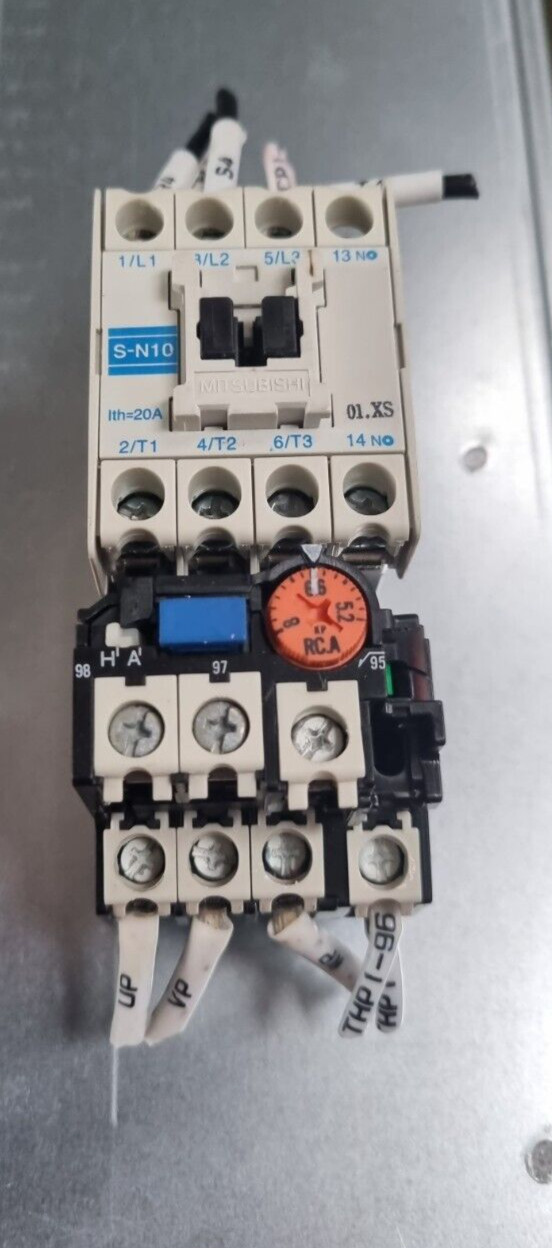 MITSUBISHI S-N10 MAGNETIC CONTACTOR W/ TH-N12KP RELAY (R1S9.8B1)