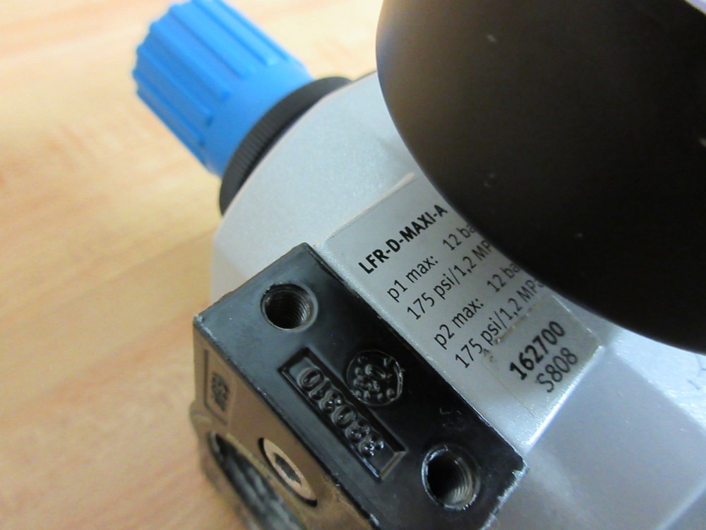 Festo LF/LFR/FRC-D-MAXI:ERS Bowl 646230 w/162700 S808 And Gauge