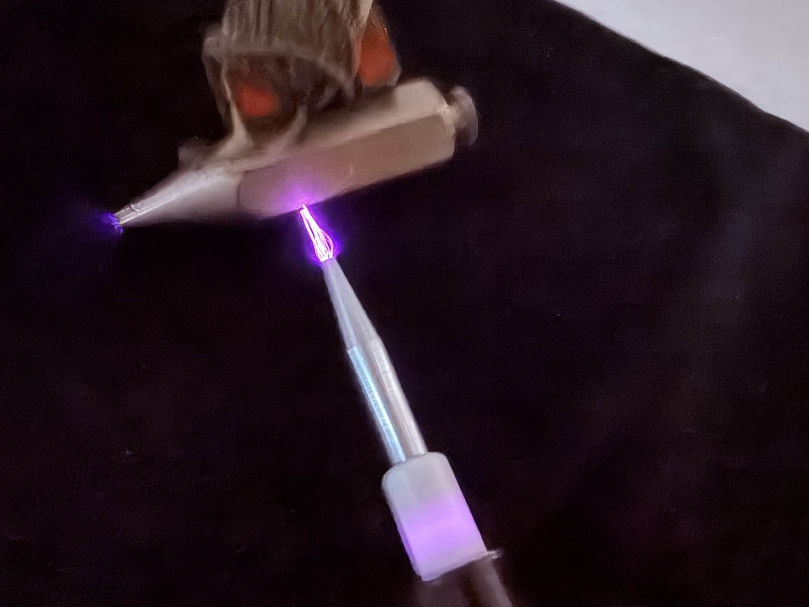 Electro Technic BD-10A High Frequency Generator Tesla Coil Violet Button Sticks