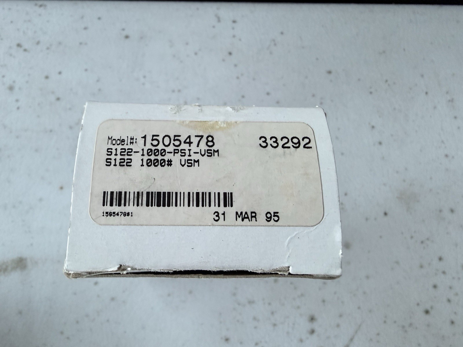 AMETEK USG GAUGE 30 PSI, 1/4″ NPT, BRASS, P500-0030NPT, SHIPSAMEDAY #1556D9