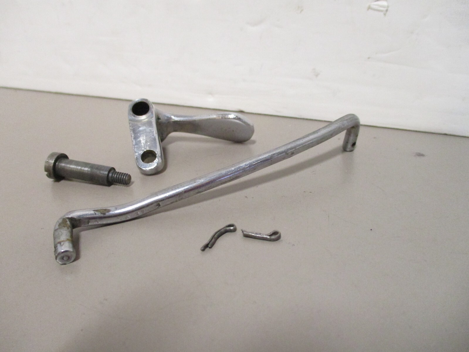 Blade Sharpener Lever and Rod for Vintage Wolf Model R Electric Fabric Cutter