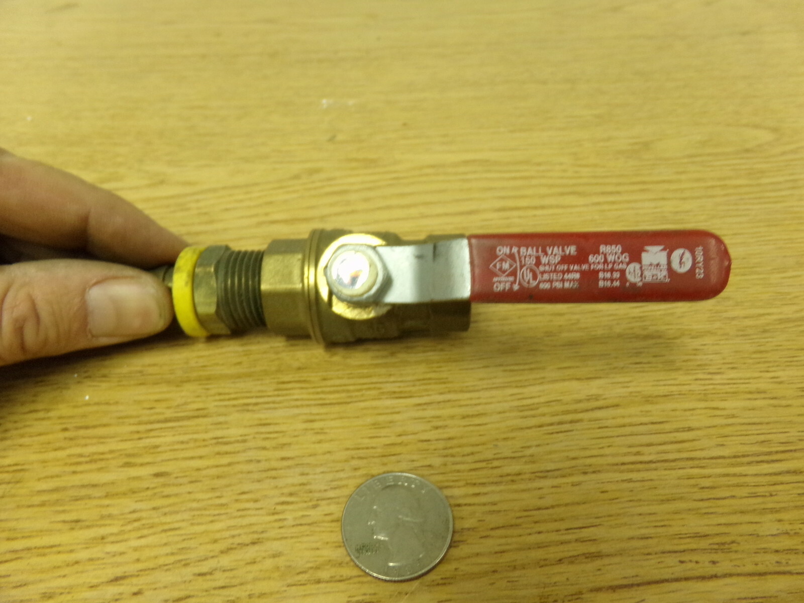 FM on/Off 150 WSP Shut Off Valve LP gas 10RY23 R850 600 WOG BL6.33 B16.44 5G 1/2