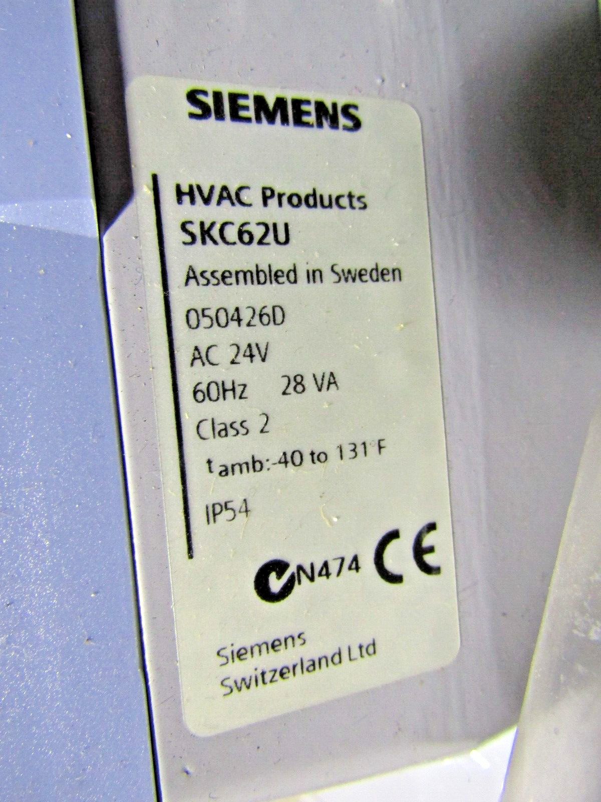 🔥 NEW SIEMENS SKC62U ACTUATOR 24VAC WITH FLOWRITE 599 SERIES 4″ VALVE 294-05992