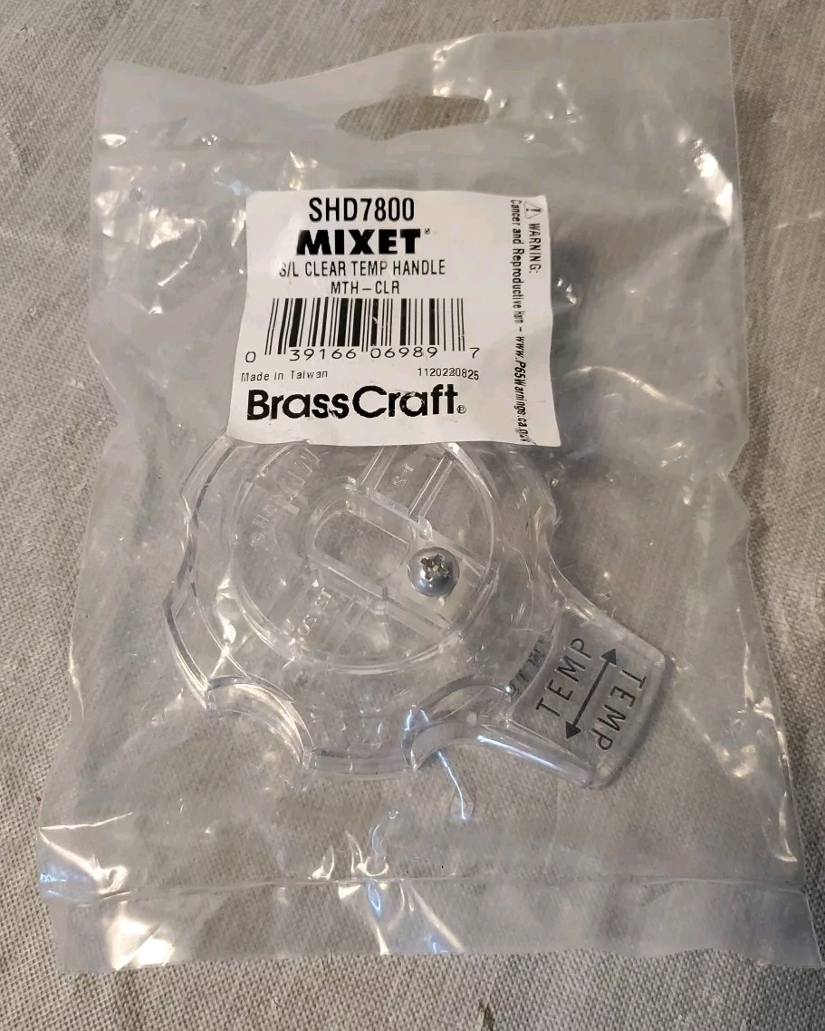 BrassCraft Mixet S/l Clear Temp Handle Shd7800