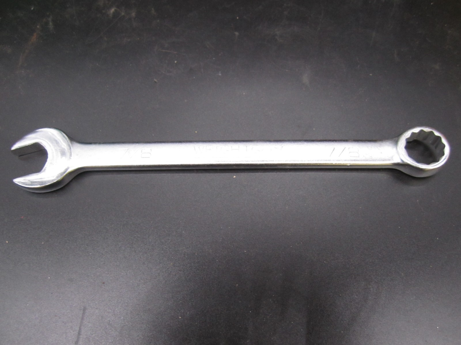 Wright Grip 1127 7/8” Open End Wrench satin finish Used Free Shipping