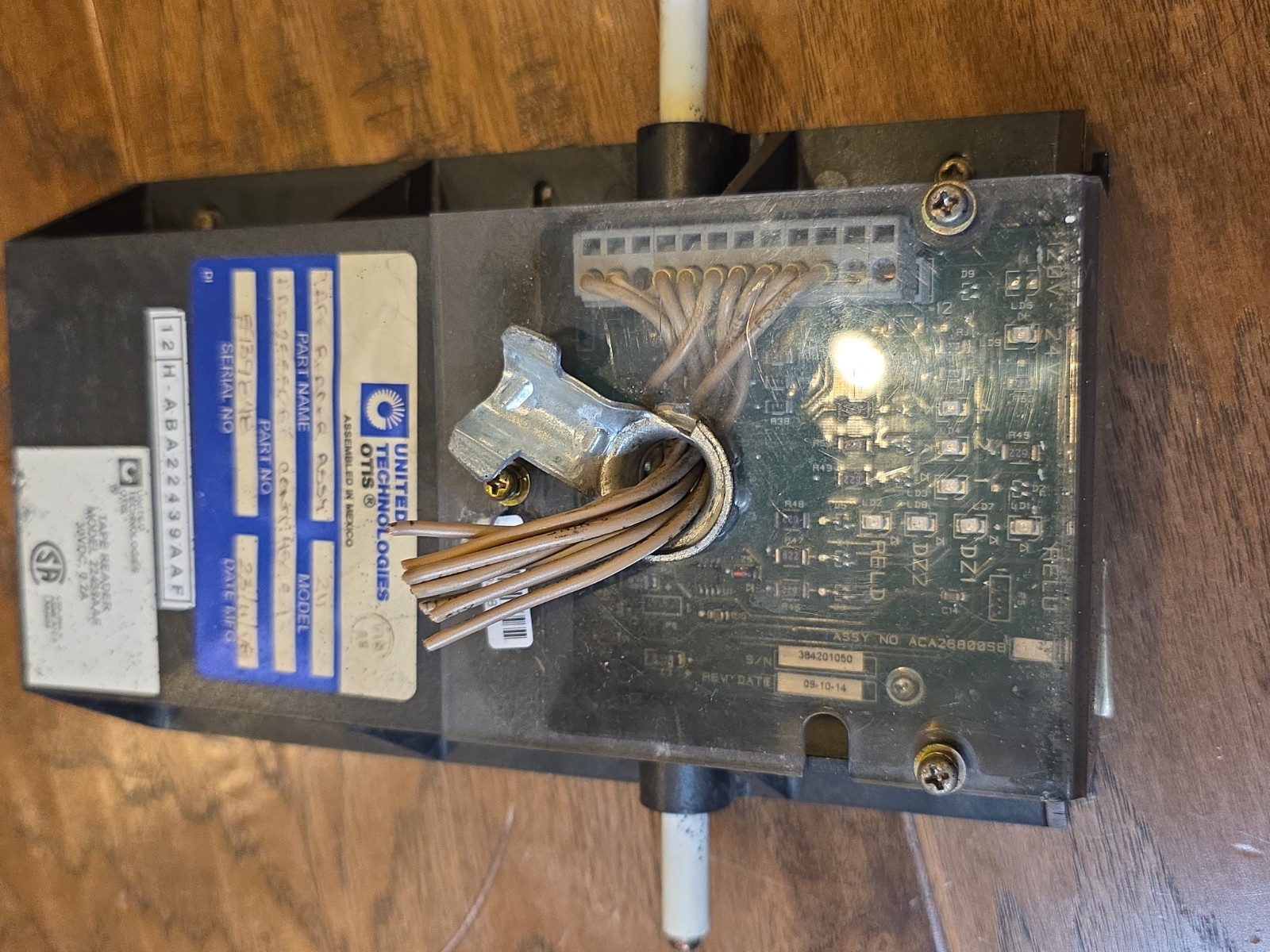 Otis 211 Tape Reader Part # ABA26800SB2 Model 22439AAF