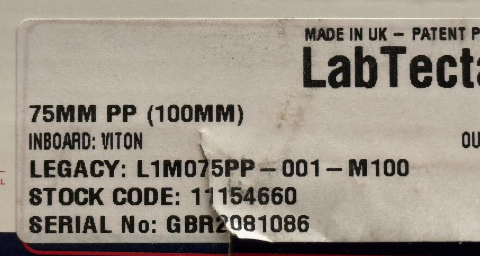 NEW IN BOX Aesseal L1M075PP-001-M100 Seal