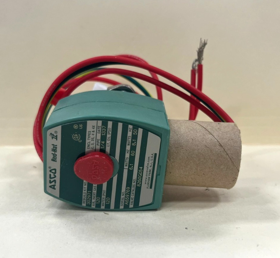 ASCO Redhat – Solenoid Valve 12V-DC 1/4IN (P/N: 8260G054)