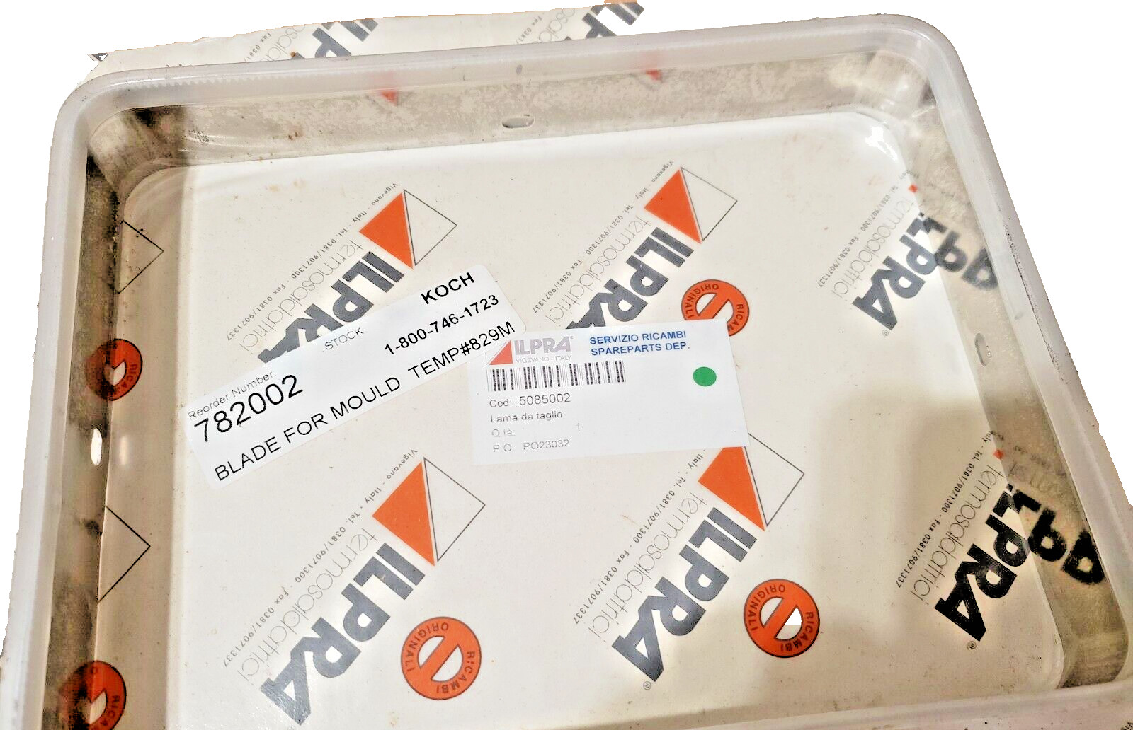ILPRA KOCH 782002 TRAY FORM MOLD MOULD KNIFE/BLADE- SIZE: 9″ x 7″ x 1-1/2″