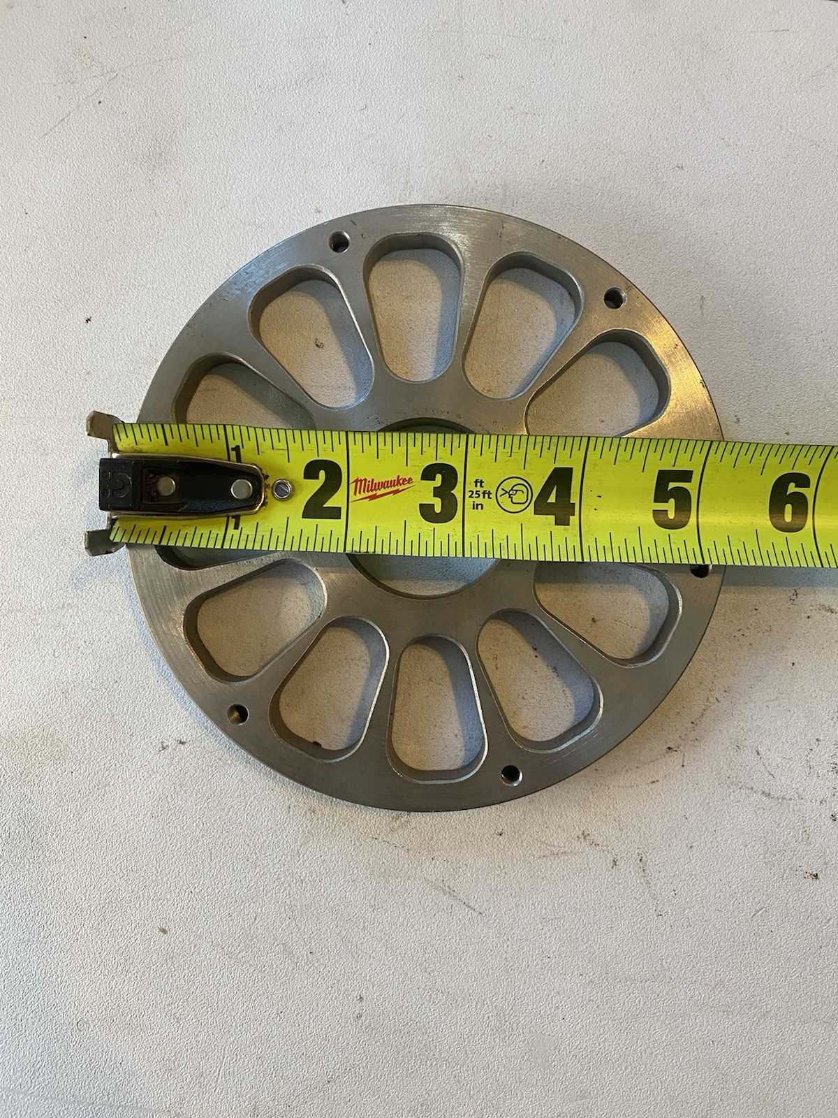 Steel Wheel Spacer 6 Hole Mount 12 Spoke 5-5/16 Diameter 1-1/2” ID