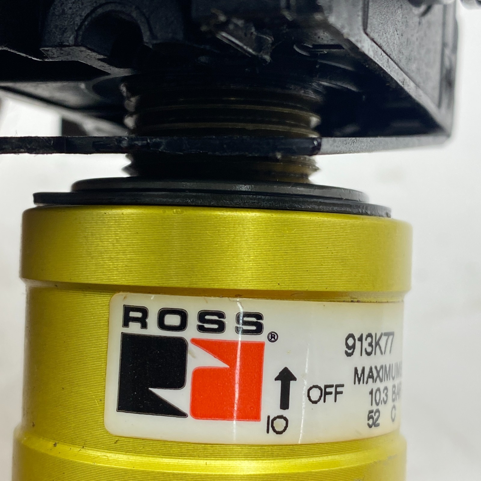 ROSS 913K77 Pneumatic Air Filter Regulator Lubricator 10.3bar 52 C