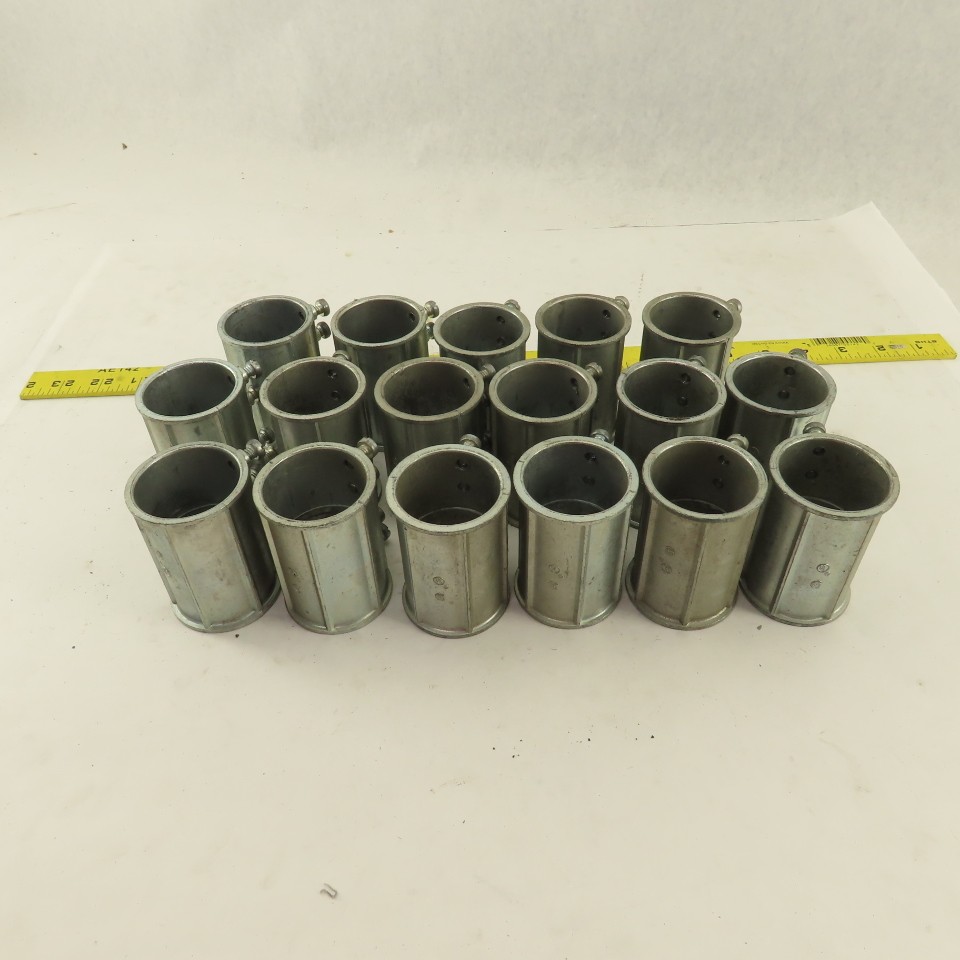 Halex L130 1-1/2″ Slip Rigid EMT Conduit Coupling Lot Of 17