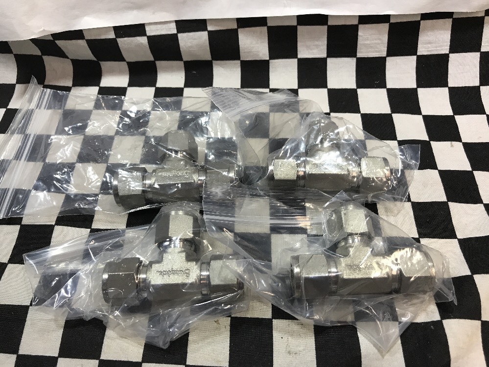 Swagelok Tee Union 1/2″ Comp, SS-810-3, SS8103, LOT OF 4, Shipsameday#131A3