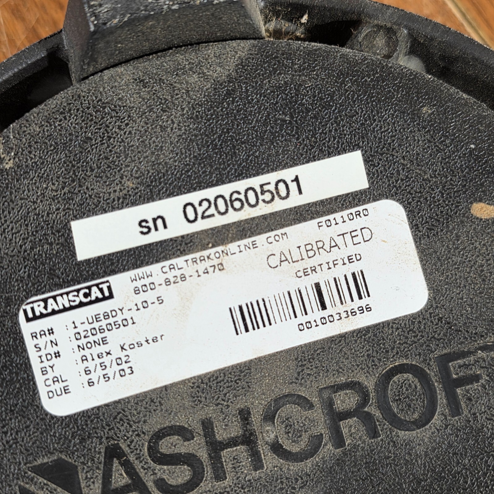 Ashcroft Duragauge 0-160 PSI Pressure Gauge NOS never used