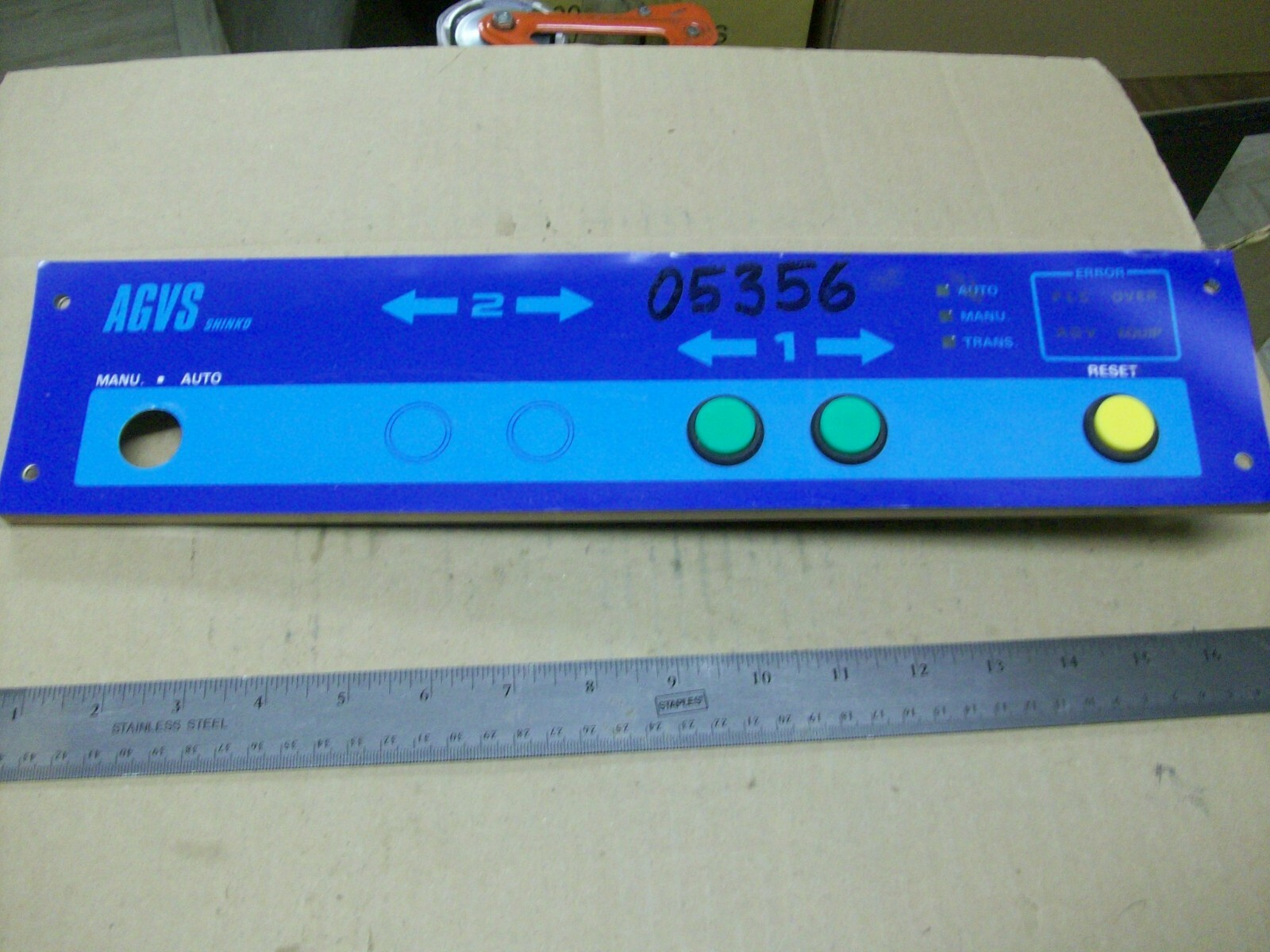 AGVS SHINKO MANUAL CONTROL PANEL MCEL-4-1